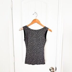Daniela Corte Criss Cross Back Tank Top Size Small